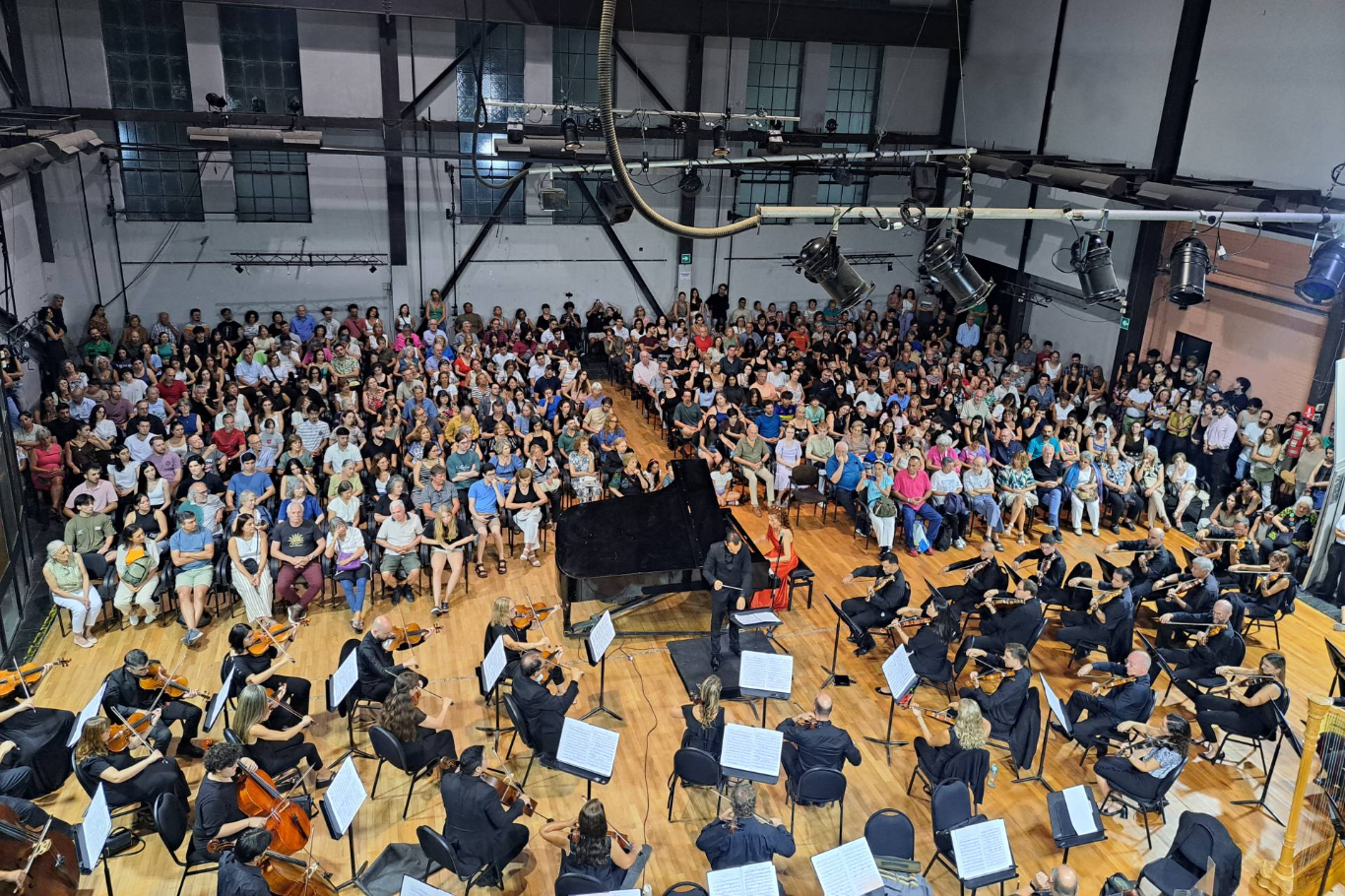 La Vieja Usina fue escenario de otro concierto de la Sinfónica de Entre Ríos