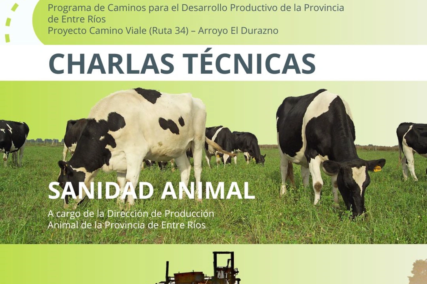 Convocan a participar de un encuentro técnico productivo en Crucesitas Séptima
