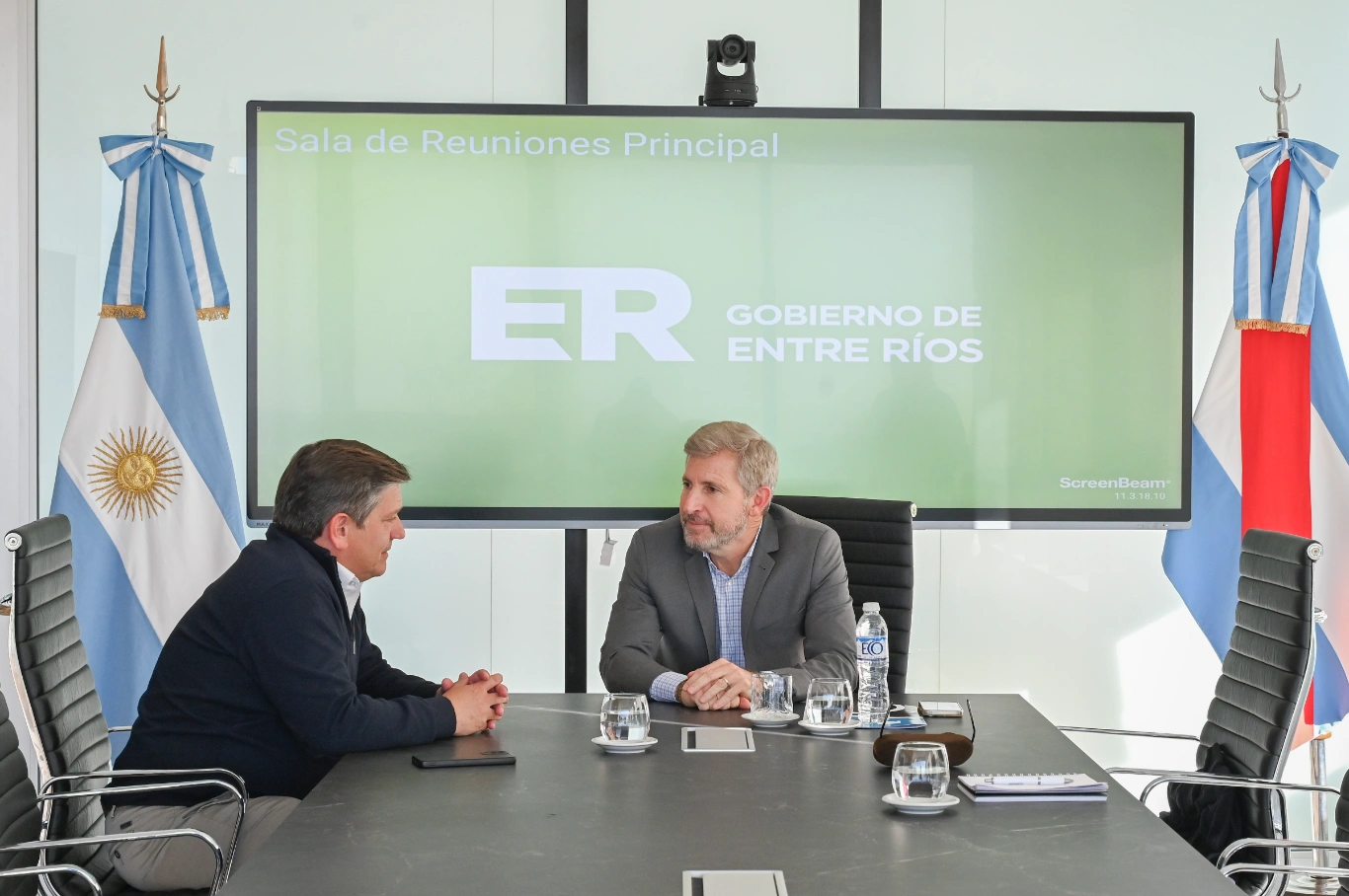 Frigerio y el intendente de Basavilbaso analizaron obras viales y de infraestructura eléctrica para
