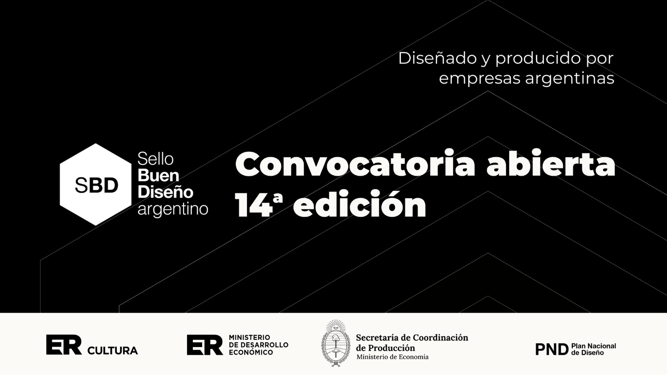 Convocan a diseñadores entrerrianos y empresas para la 14ª edición del Sello de Buen Diseño Argentin