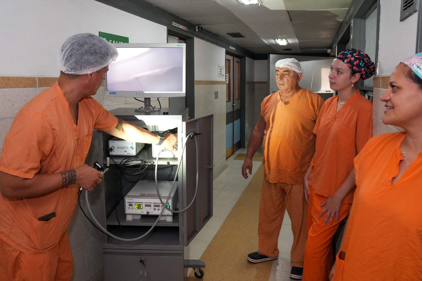 Salud invirtió más de 35 millones de pesos en una torre de laparoscopía para el hospital San Roque