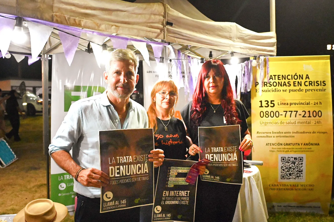El Gobierno Provincial continúa con operativos de conciencientización contra la trata