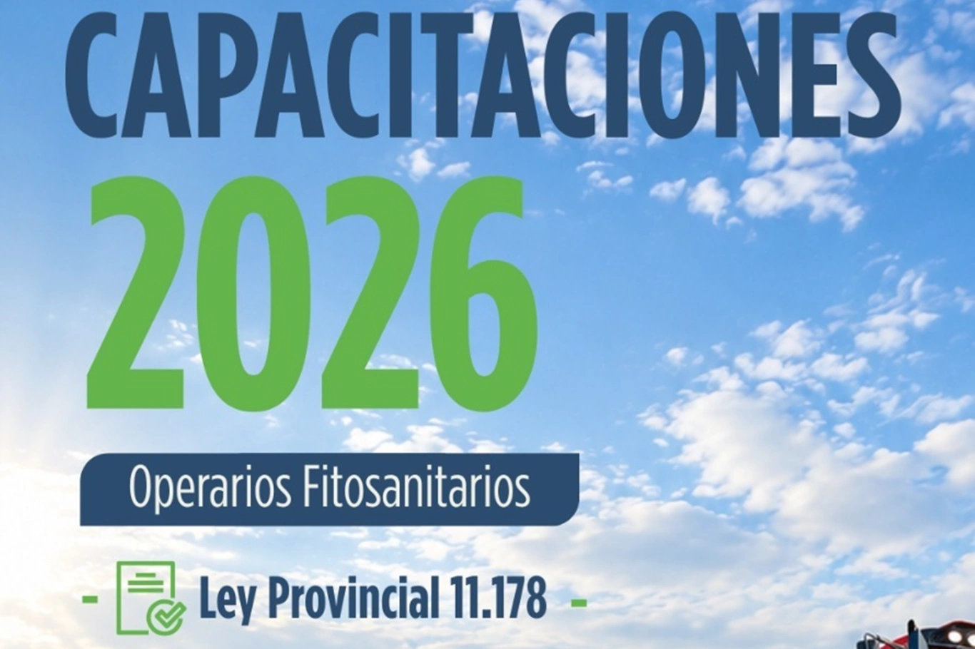 El gobierno provincial da comienzo en Larroque a un ciclo de capacitaciones sobre fitosanitarios