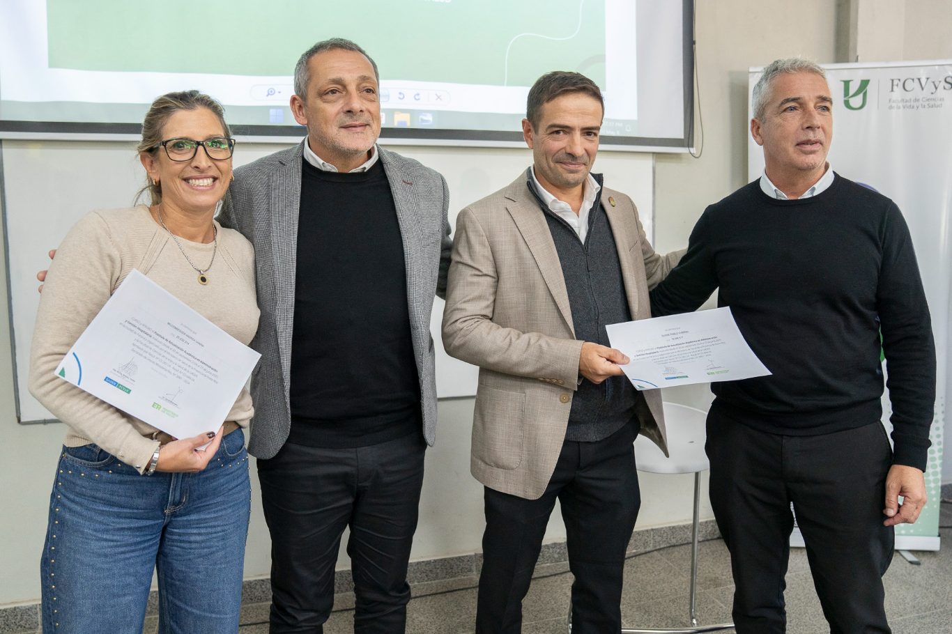 Salud y la FCVyS de Uader entregaron los certificados del Postítulo en Administración y Gestión Hosp