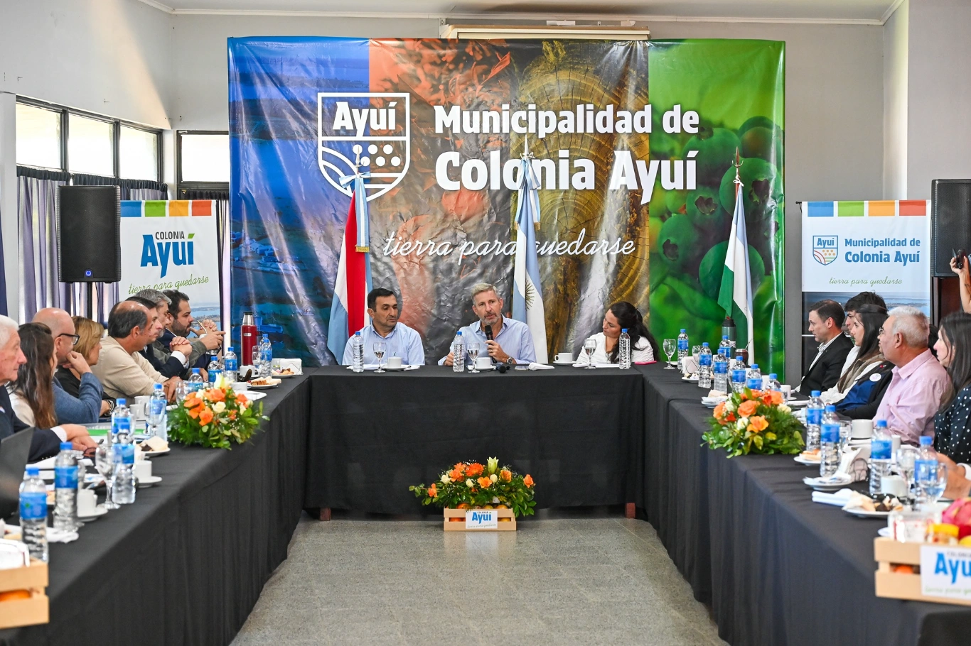 Frigerio instó a seguir trabajando en sintonía provincia y municipios para lograr cambios que llegue