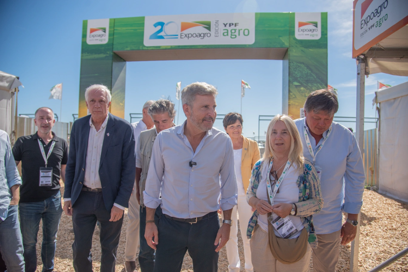 El gobernador recorrió Expoagro y subrayó el potencial agroindustrial de Entre Ríos