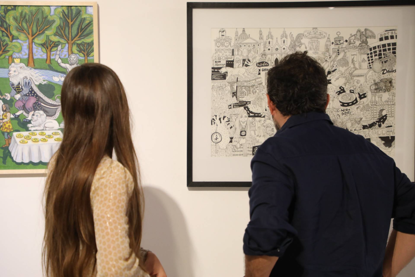 Con buena convocatoria de público se realizó una nueva muestra y feria de arte en Aura