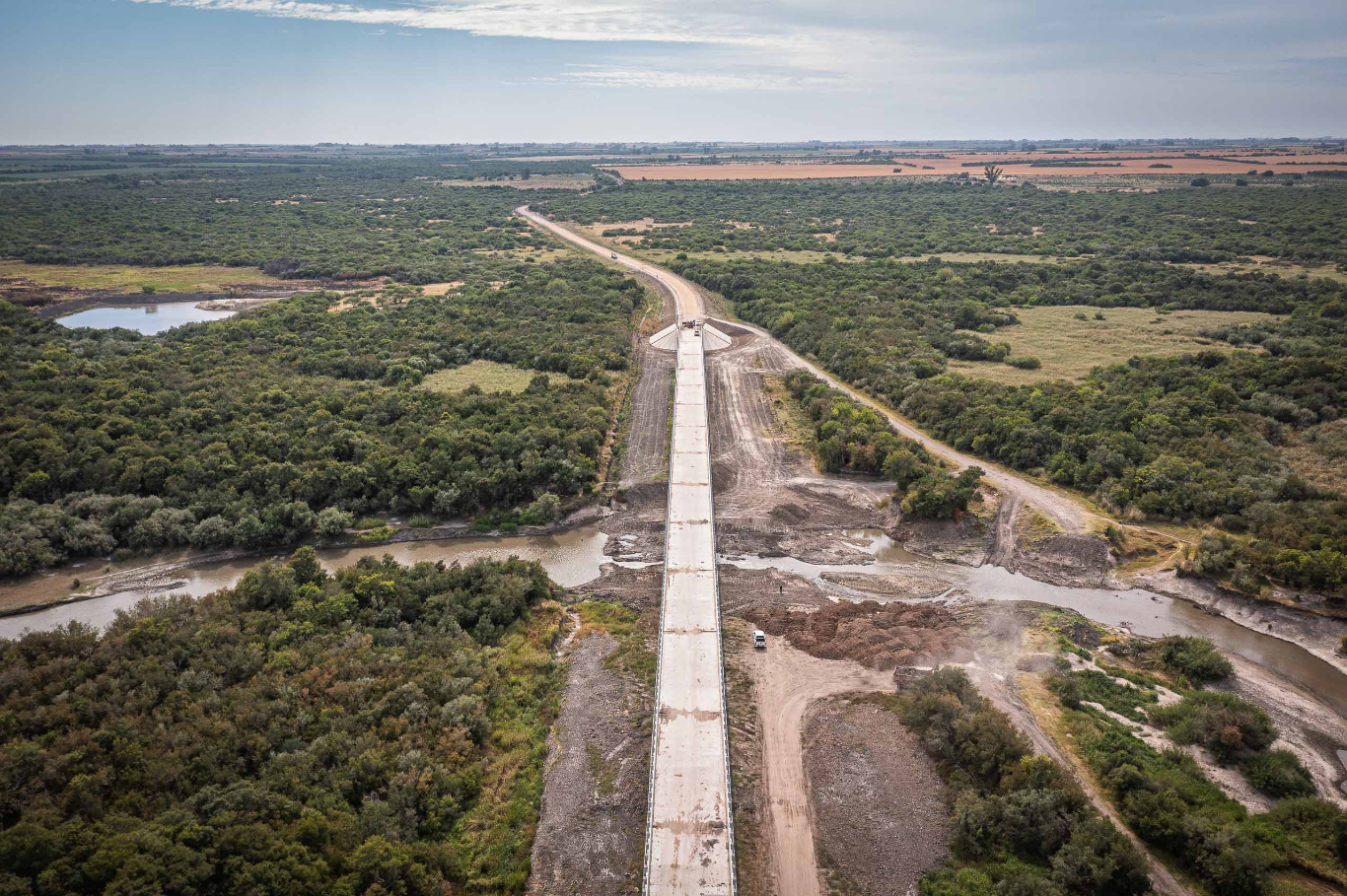 Está próxima a finalizar la construcción del puente en Paso El Cinto sobre el río Gualeguaychú