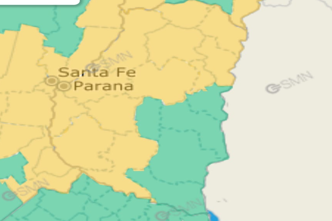 Alerta meteorológica por tormentas fuertes para este martes