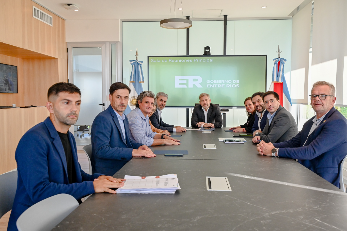 Frigerio dio inicio a cuatro obras de infraestructura con el Fondo Fiduciario