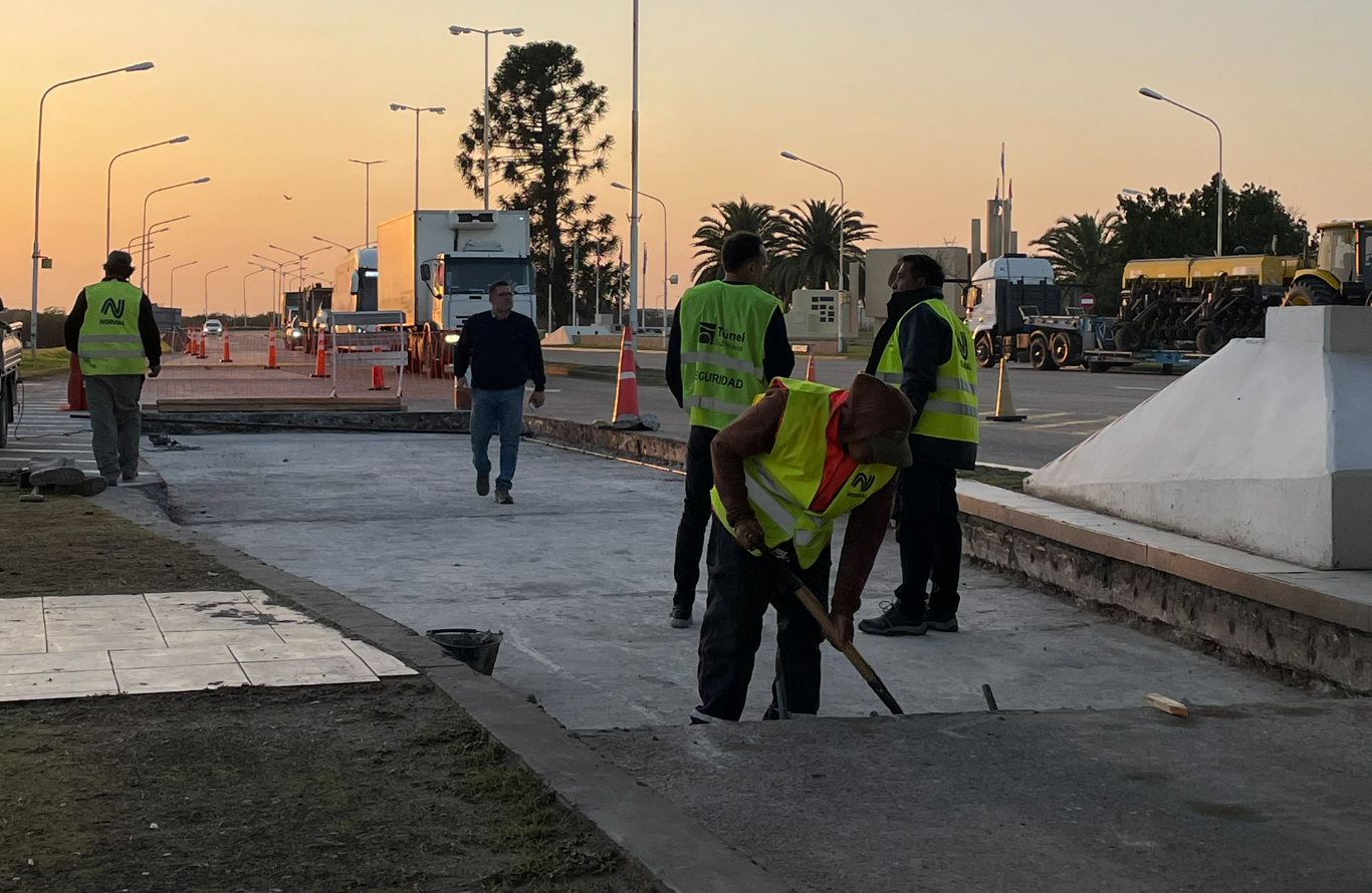 Se realizan bacheos en el Túnel Subfluvial para el cumplimiento de estándares de resistencia