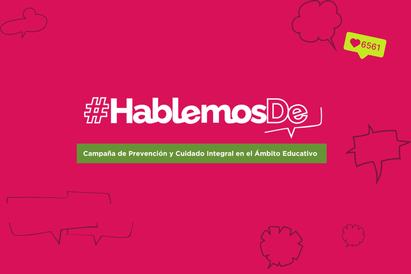 El gobierno lanza una campaña para abordar problemáticas que afectan a estudiantes