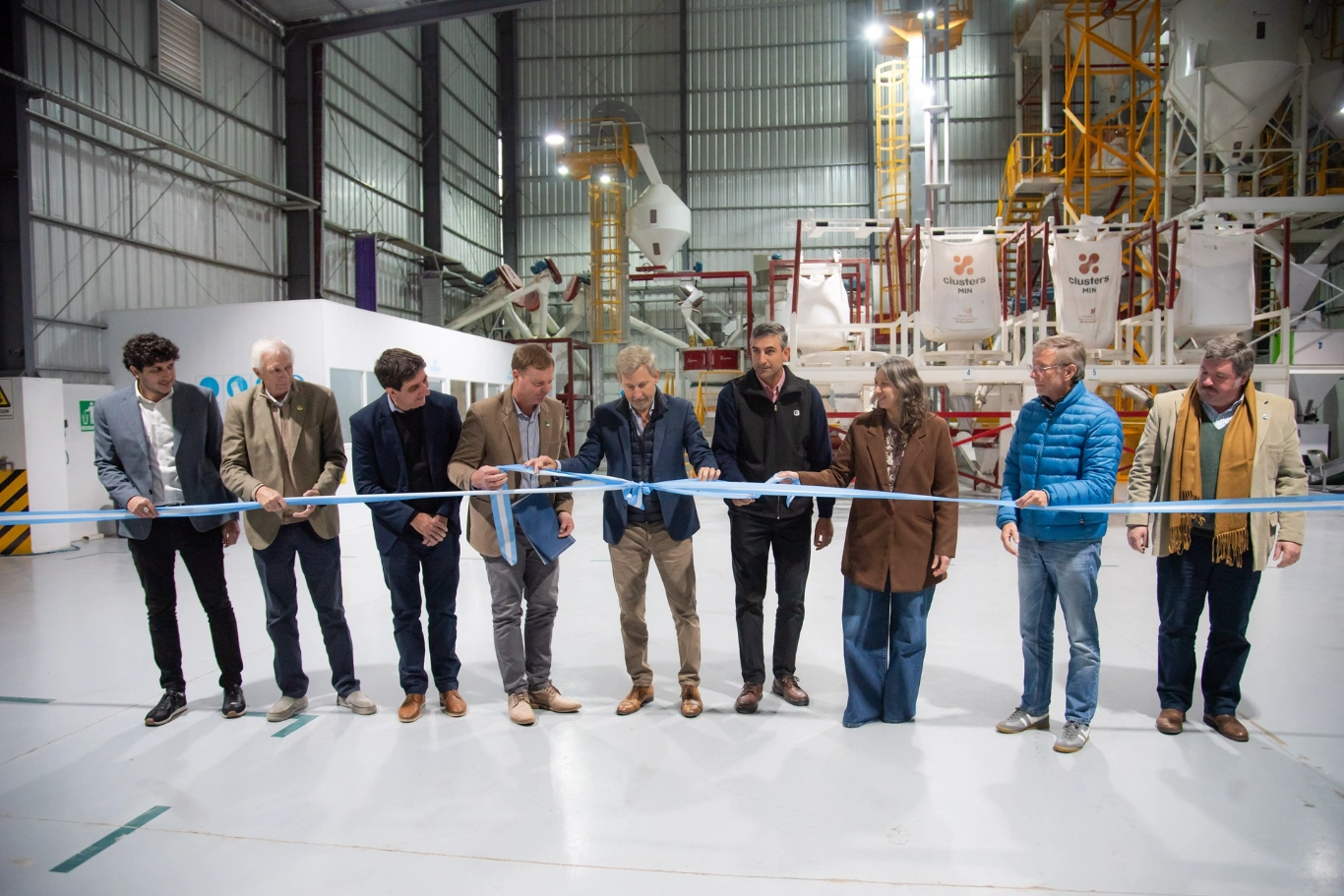 Frigerio inauguró una planta de alimentos balanceados en Hasenkamp que adhirió al RINI