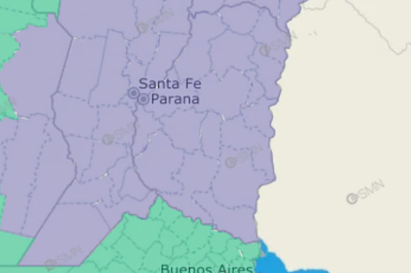 Advierten sobre la presencia de bancos de niebla en toda la provincia este miércoles