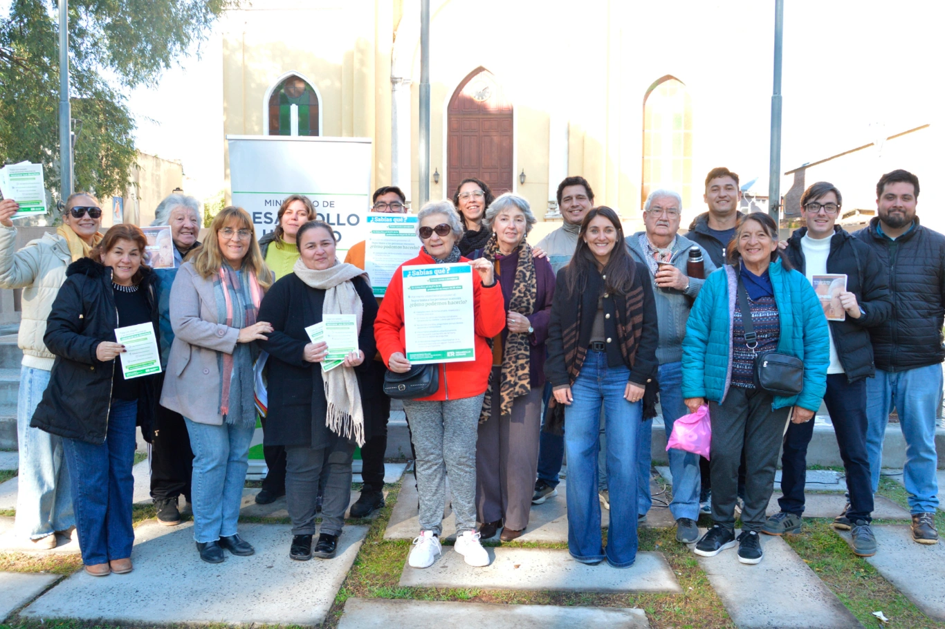 En La Paz realizaron acciones de sensibilización por el buen trato a las personas mayores