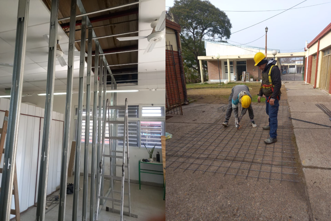 Iniciaron obras en escuela de Gualeguay para mejorar el sistema de provisión de agua