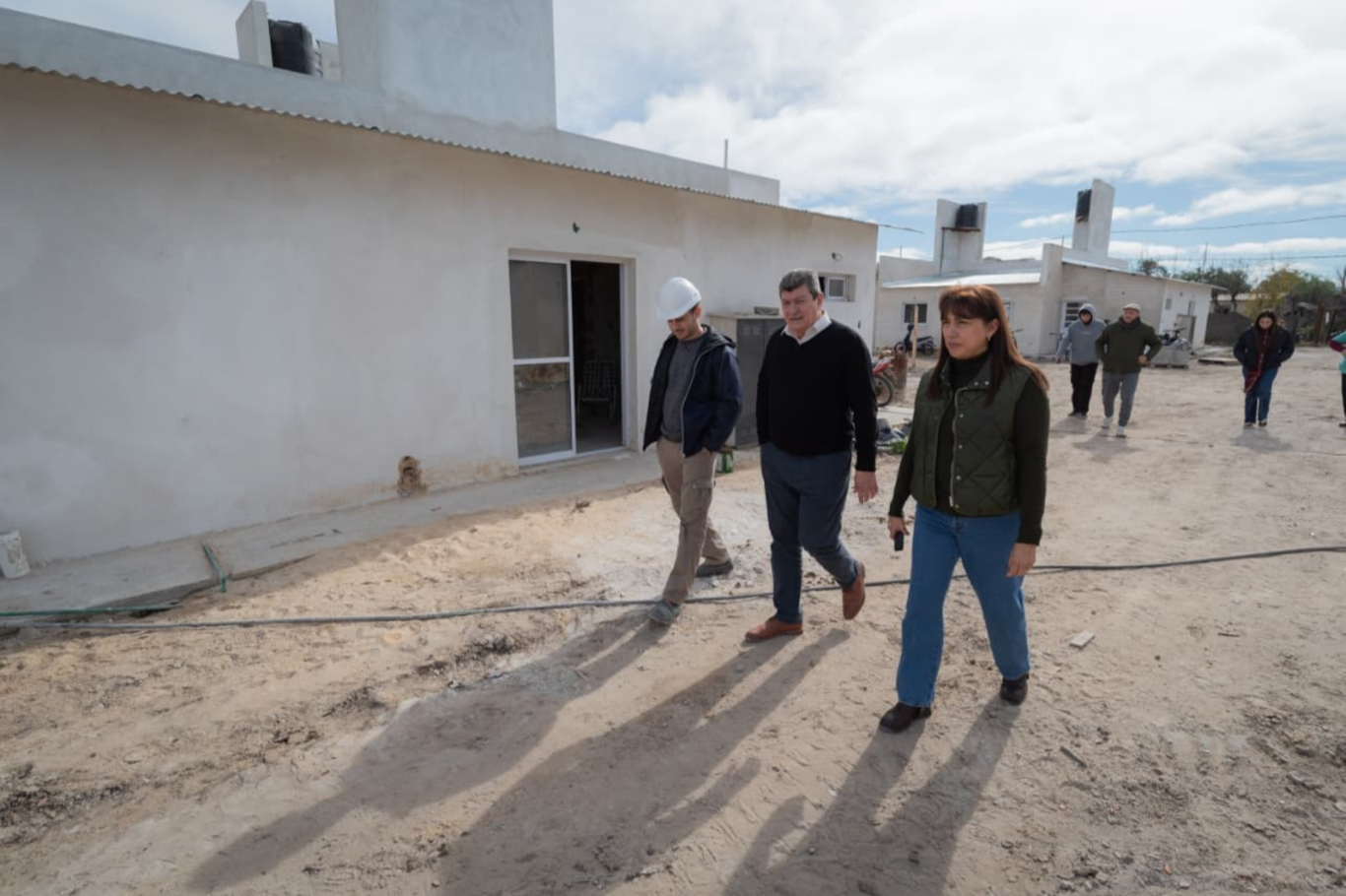 Supervisaron el avance de obras habitacionales en el norte entrerriano
