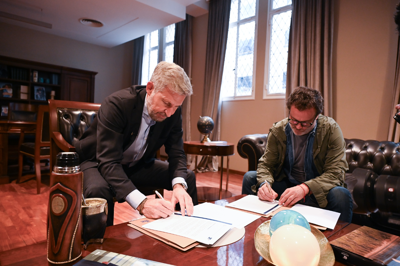 Frigerio firmó un convenio con La Casa de la Cultura de la Calle para fortalecer la prevención de adicciones y el cuidado de la salud mental