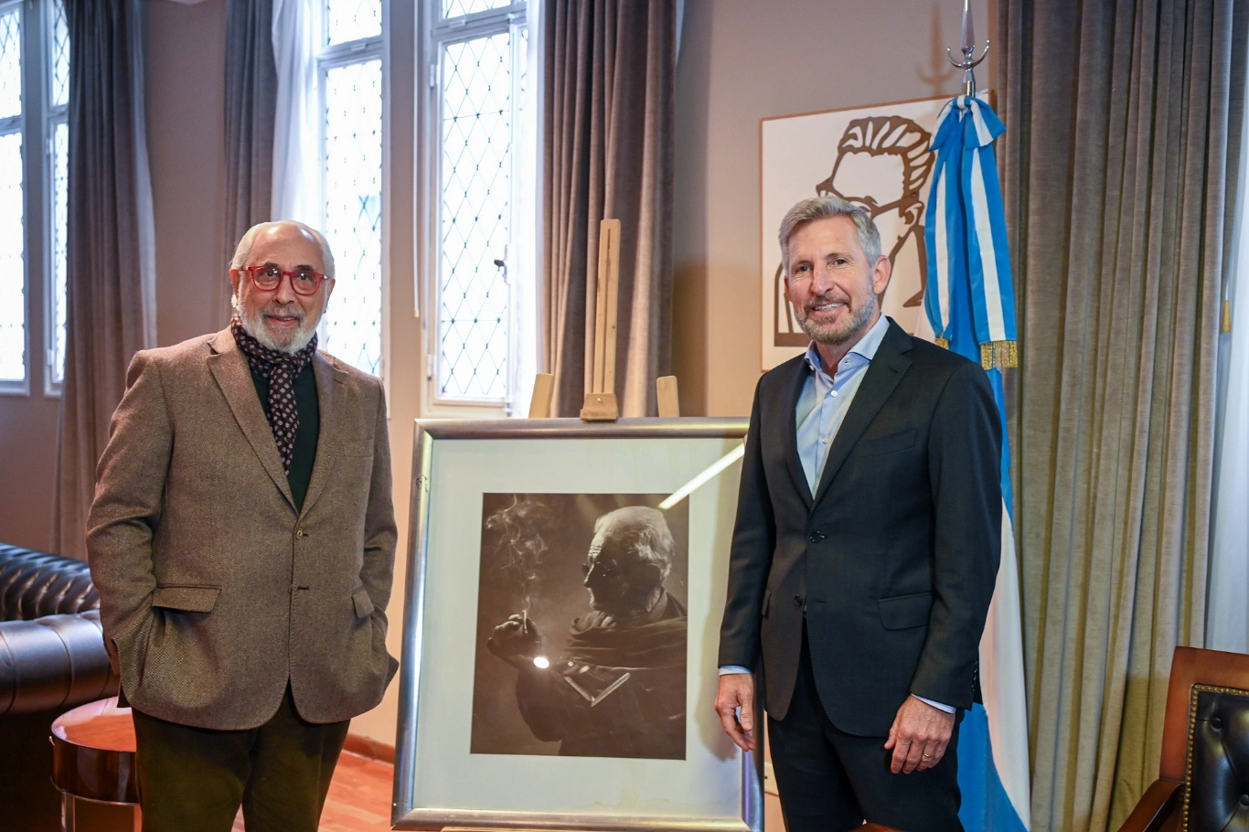 Entre Ríos recibió una donación de Santiago Kovadloff en homenaje a Juan L. Ortiz