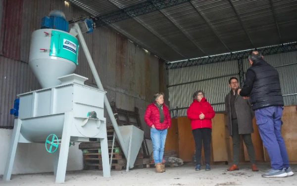 Enersa articula obras y un proyecto de energía renovable en Nogoyá